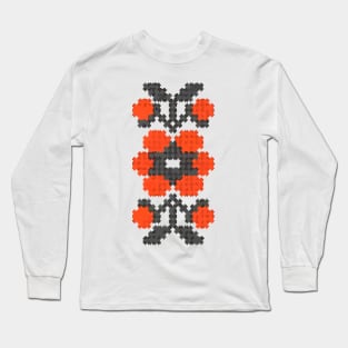 Floral traditional design 08 Long Sleeve T-Shirt